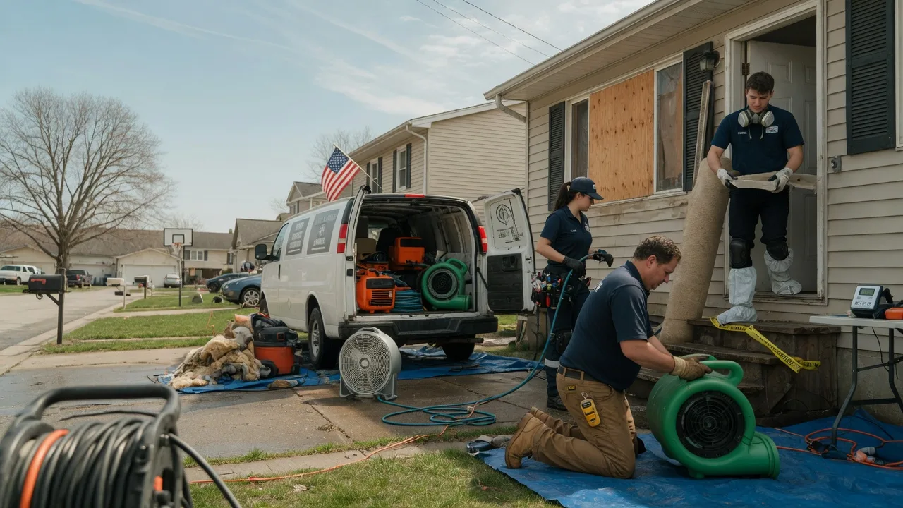 Water Damage Restoration in Stallings, NC near me
